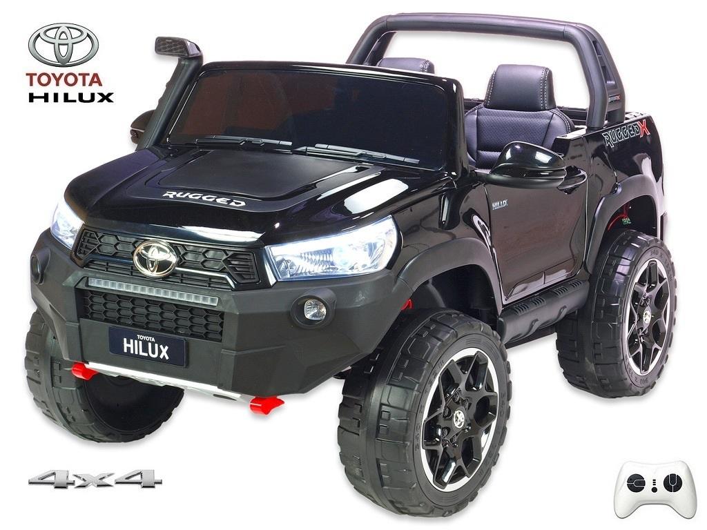 Dětský pickup Toyota Hilux Rugged, černá metalíza