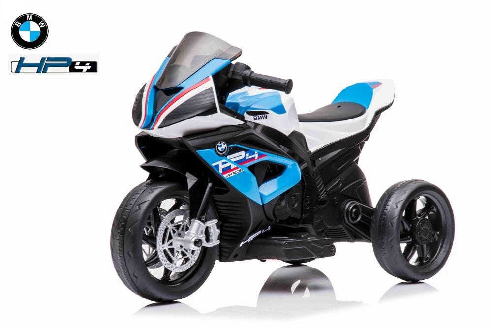 Dětská Motorka Trike BMW HP4 Race, modrá