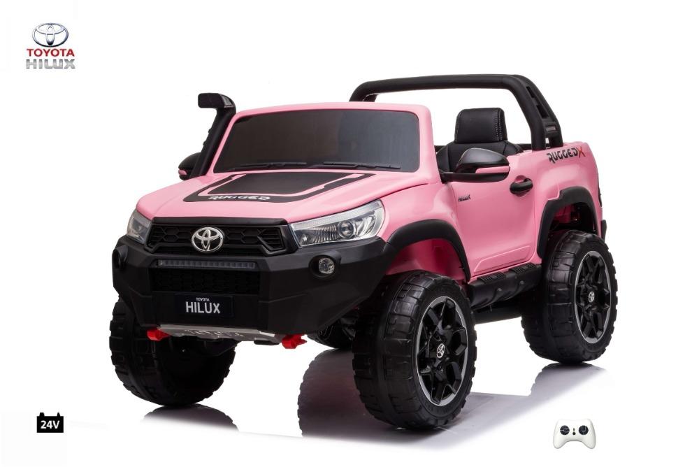 Dětský pickup Toyota Hilux Rugged, růžová