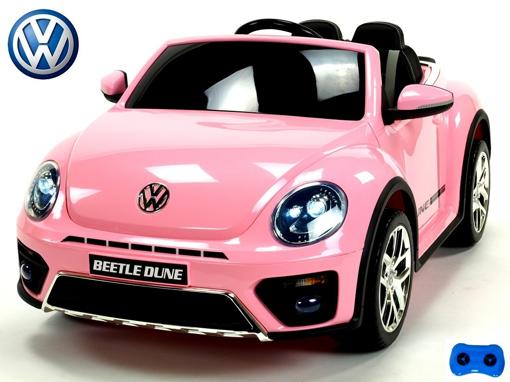Auto VW Beetle Dune, lakované růžové