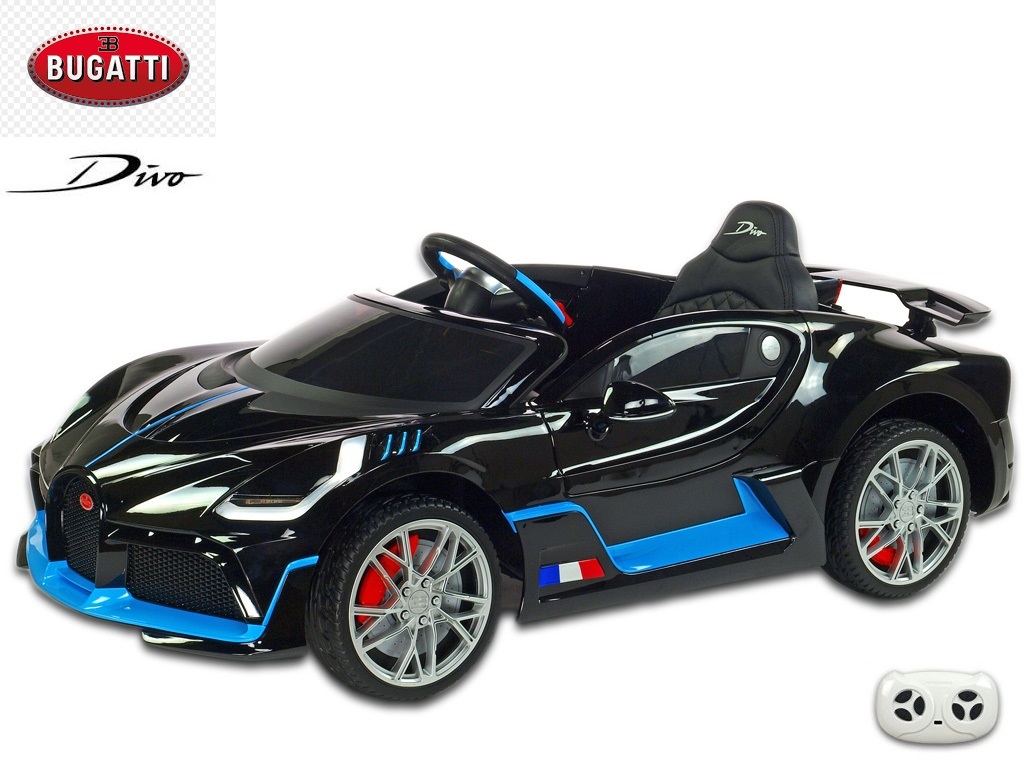 Auto Bugatti Divo, lakované černé