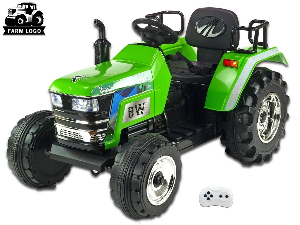 Dětský elektrický traktor Big Farm, zelený