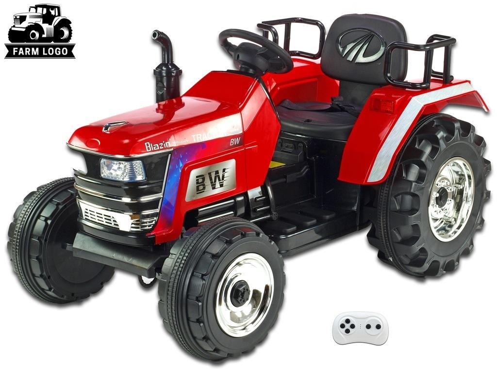 Dětský elektrický traktor Big Farm, červený