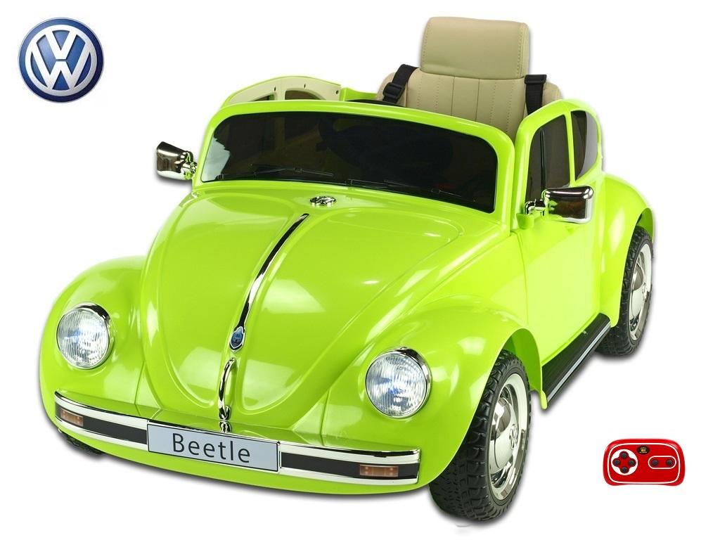 Auto VW Beetle oldtimer, zelený