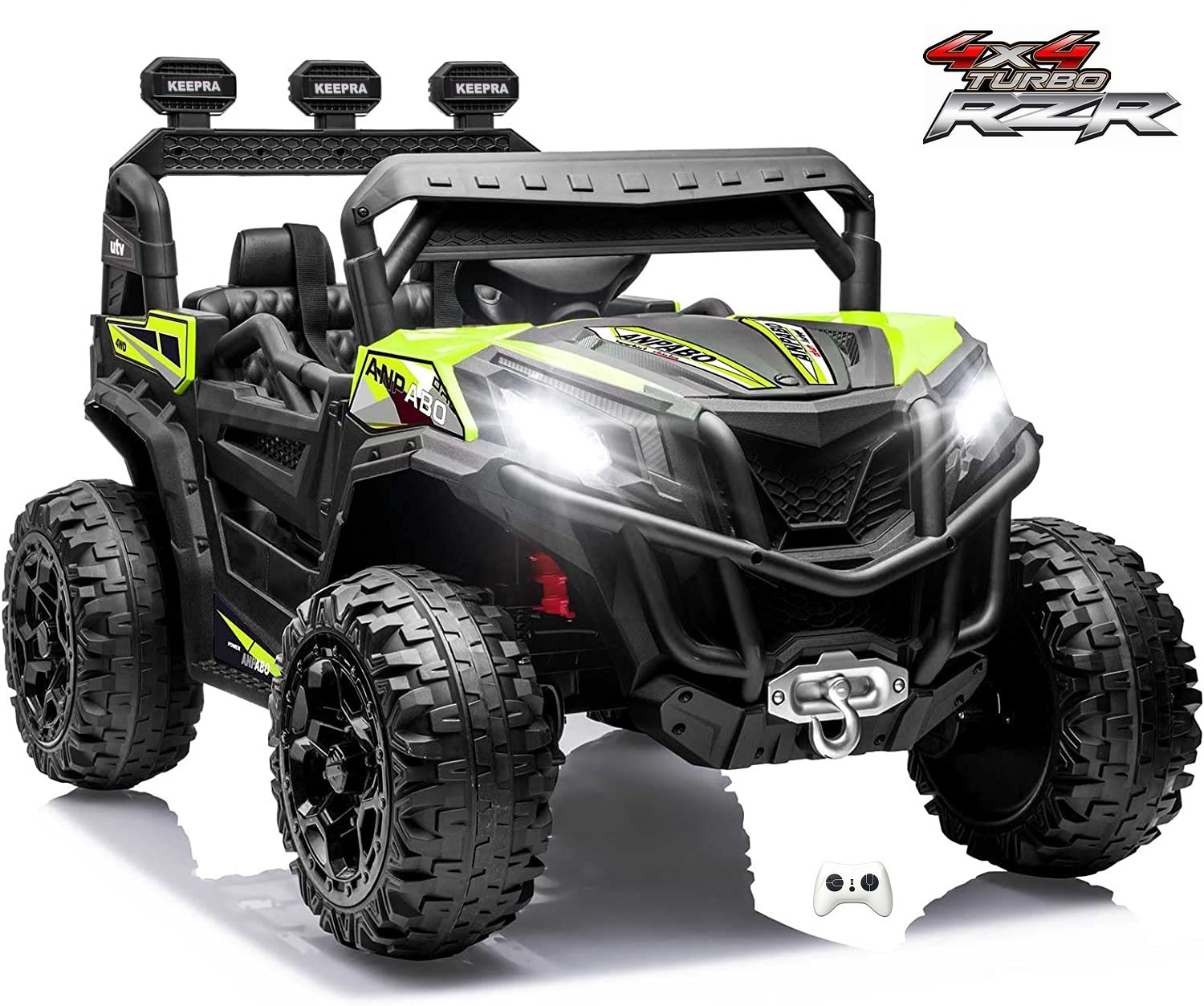 Bugina Turbo RZR 4x4 s 2.4G, dvoumístná, zelená