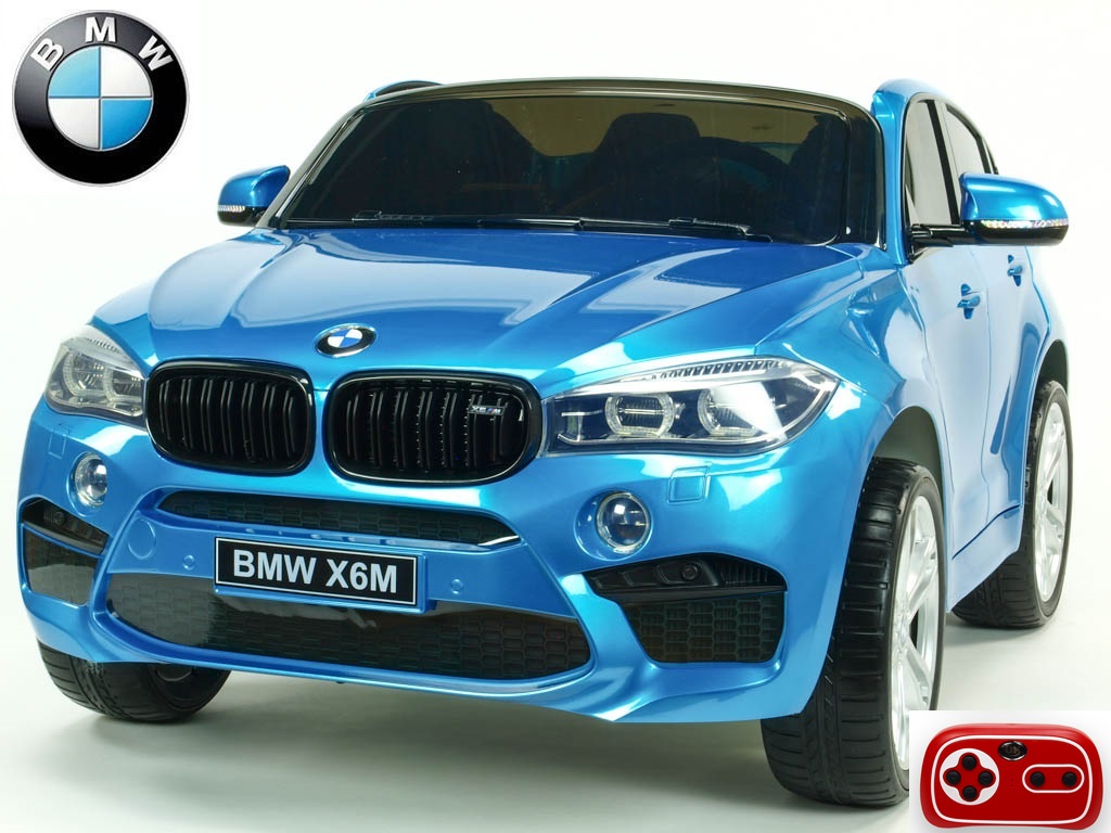 Elektrické SUV BMW X6M  dvoumístné, modrý lak